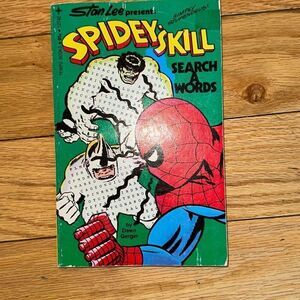 Stan Lee Presents Spidey-Skill Search-A-Words VTG 1970s Marvel Comics crossword